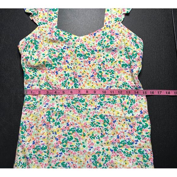 Loft Ruffle Strap Sweetheart Neckline Midi Dress Size 6 - Picture 7 of 16